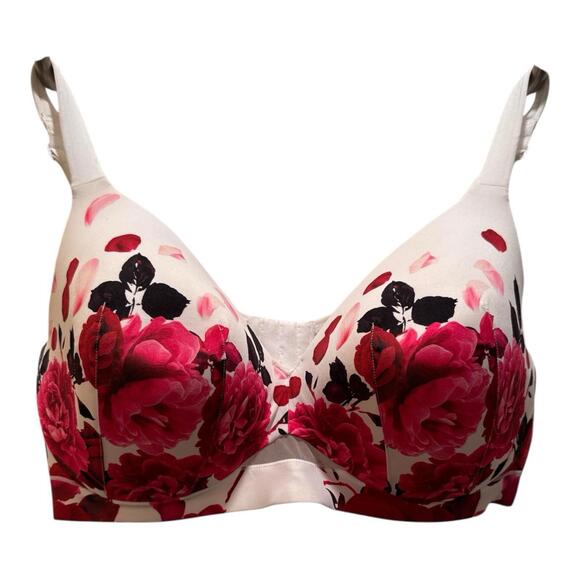 Cacique Women's Floral Unpadded Underwire Bra, Size 40DDD, Lightly Lined - Picture 1 of 4